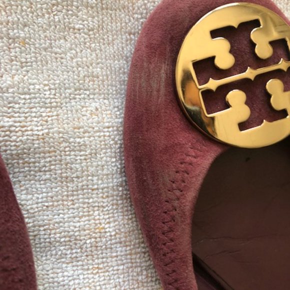 Tory Burch Reva Suede Flats - Picture 3 of 5